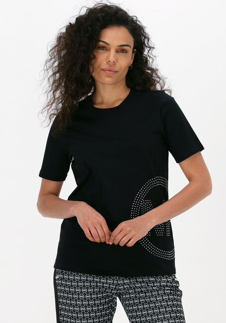 MICHAEL KORS T-shirt STUDDED CHARM CLASSIC T en noir - large