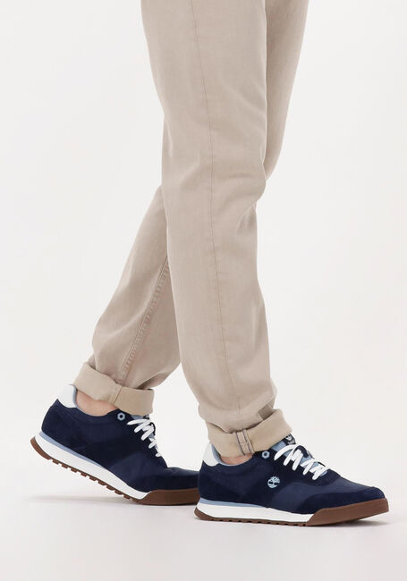 TIMBERLAND MIAMI COAST LEATHER SNEAKER Chaussures à lacets en bleu - large