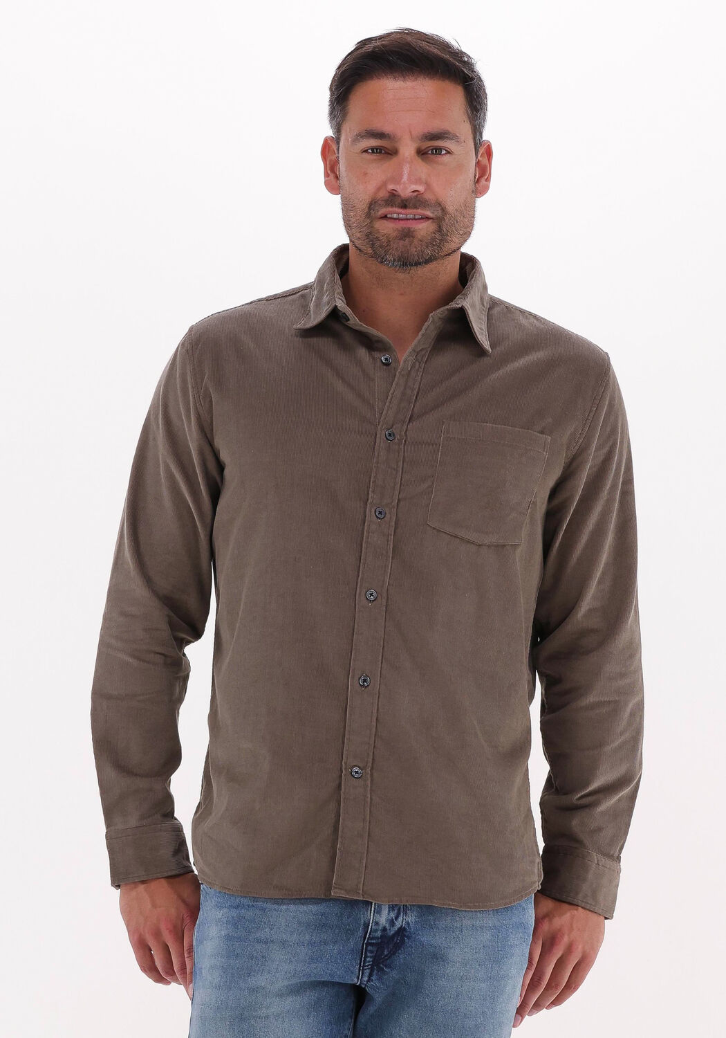 Omoda Homme Vêtements Chemises En jean Chemise Décontracté Plain Denim Shirt With Buttons Homme 