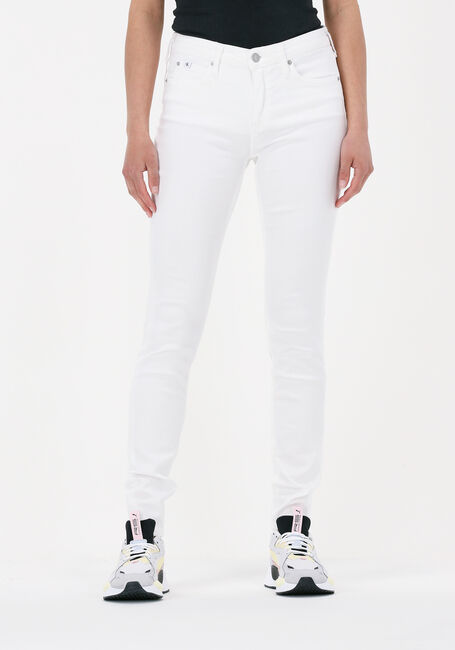 CALVIN KLEIN Skinny jeans MID RISE SKINNY en blanc - large