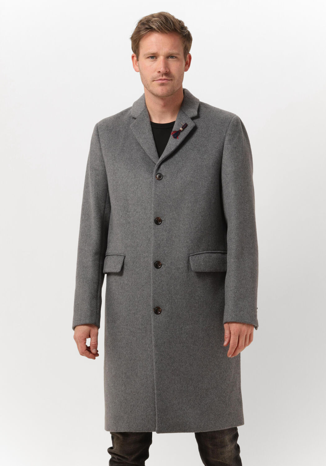 Omoda Homme Vêtements Manteaux & Vestes Manteaux Manteaux longs Manteau Classic Wool-blend Overcoat Homme 