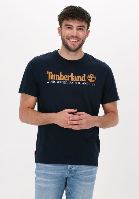 TIMBERLAND T-shirt WWESR FRONT TEE Bleu foncé - large