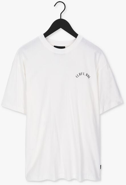 COLOURFUL REBEL T-shirt TENNIS COURT BASIC TEE en beige - large